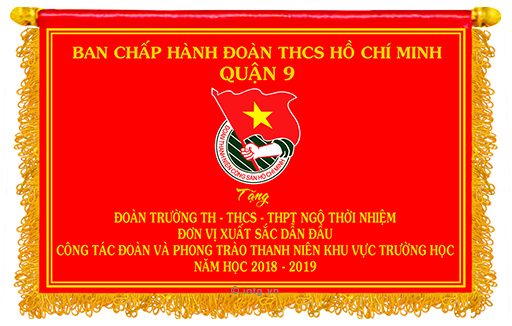 Đơn vị xuất sắc dẫn đầu Công tác Đoàn và phong trào thanh niên khu vực trường học Năm học 2018-2019