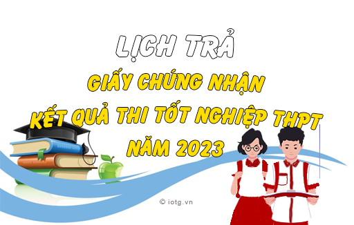 [HCM] Lịch trả Giấy chứng nhận kết quả thi tốt nghiệp THPT năm 2023