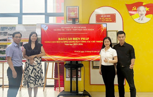 Hội thi giáo viên dạy giỏi, giáo viên chủ nhiệm giỏi cấp trường năm học 2025 - 2026