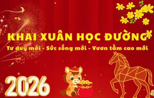 Khai xuân học đường - Tư duy mới - Sức sống mới - Vươn tầm cao mới