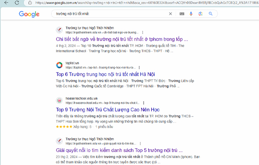 Không còn lo lắng về tuyển sinh ở Top 3 trường trung học nội trú tốt nhất TP.HCM mỗi năm