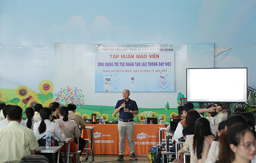 Trường Ngô Thời Nhiệm Tập huấn giáo viên - Ứng dụng trí tuệ nhân tạo (AI) trong dạy học