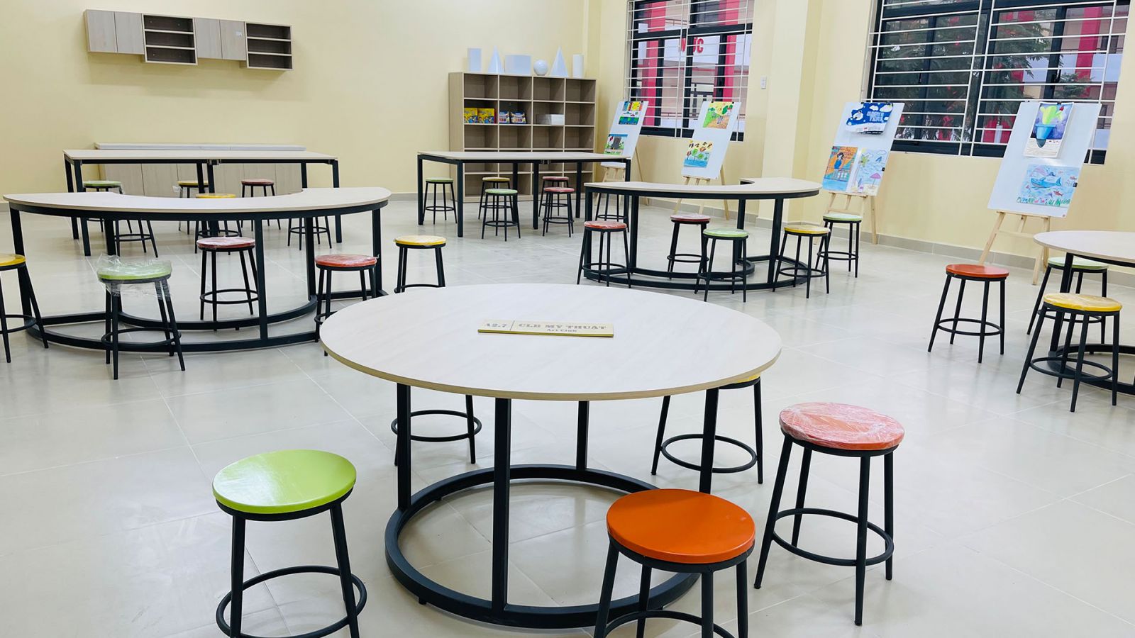 Phòng học Mỹ thuật trường Ngô Thời Nhiệm tại cơ sở An Lạc