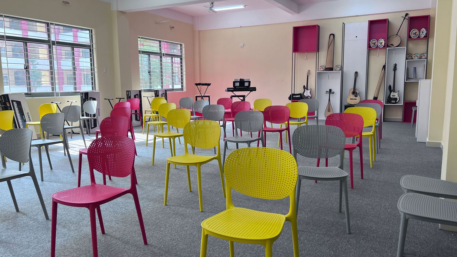 Phòng học Âm nhạc trường Ngô Thời Nhiệm tại cơ sở An Lạc